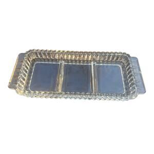 Vintage Divided Glass Relish tray